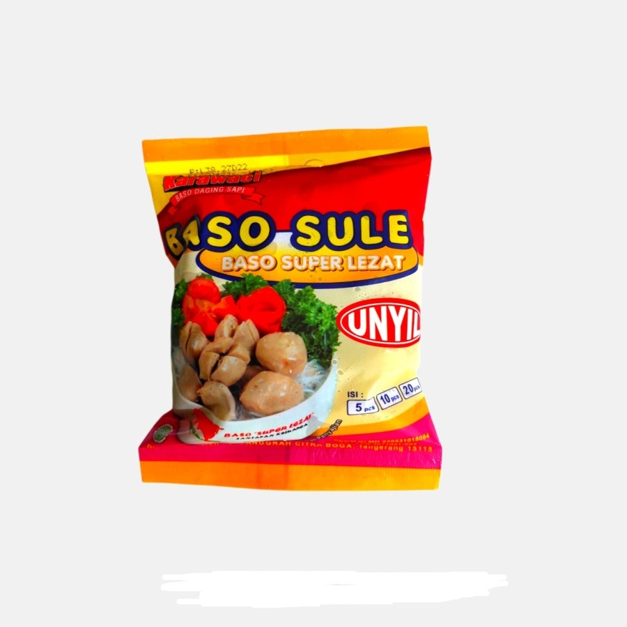 

BASO UNYIL SULE BAKSO SAPI KARAWACI 120GR ISI 20 HALAL