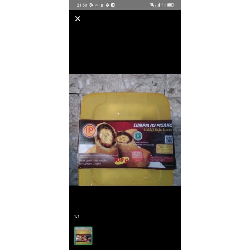 

LumpiaPisang isi 20