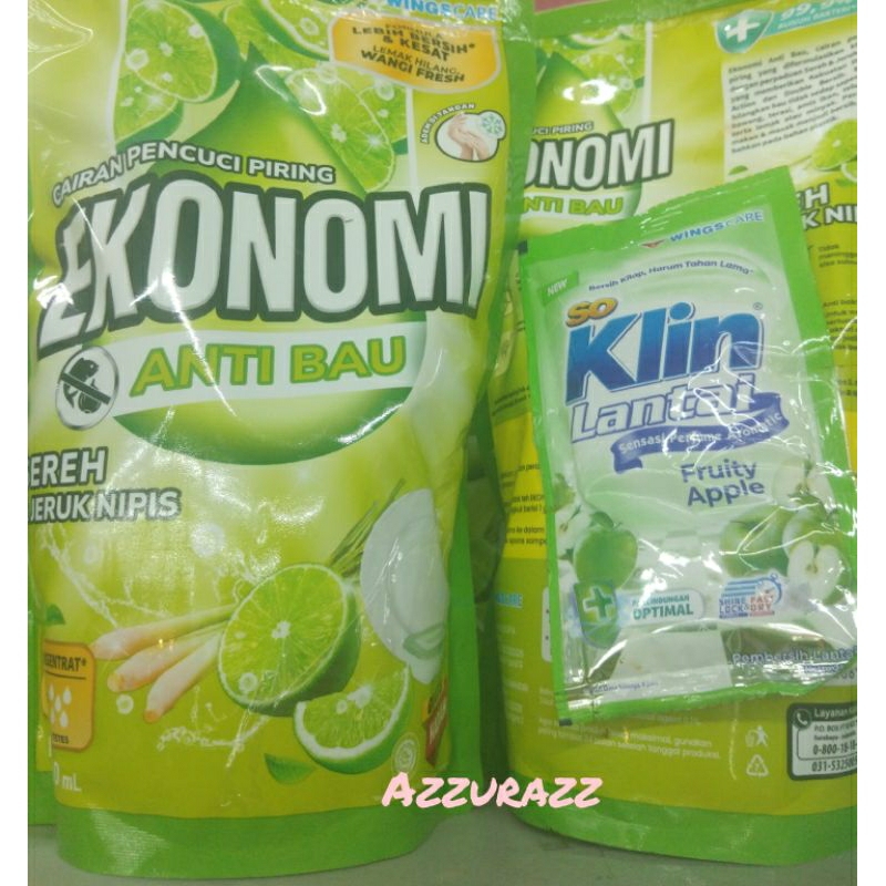 Ekonomi Sabun Cuci Piring 650ml Sereh Jeruk Nipis