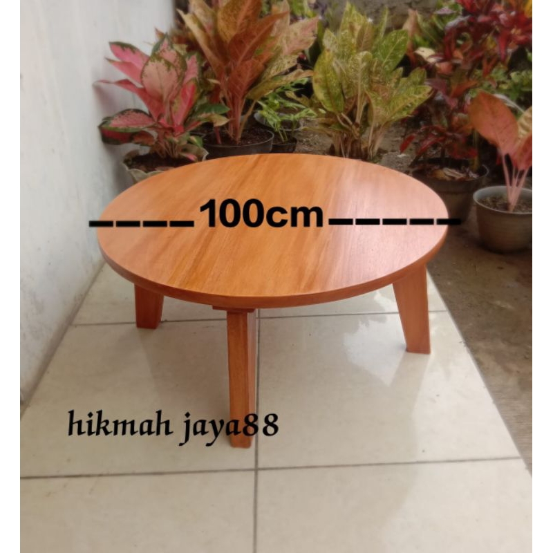 termurah meja lesehan bulat dm 100*30cm