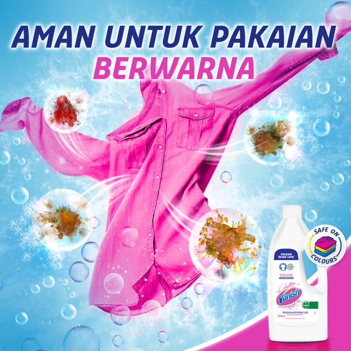 Vanish Botol Pembersih Pakaian White 500mL