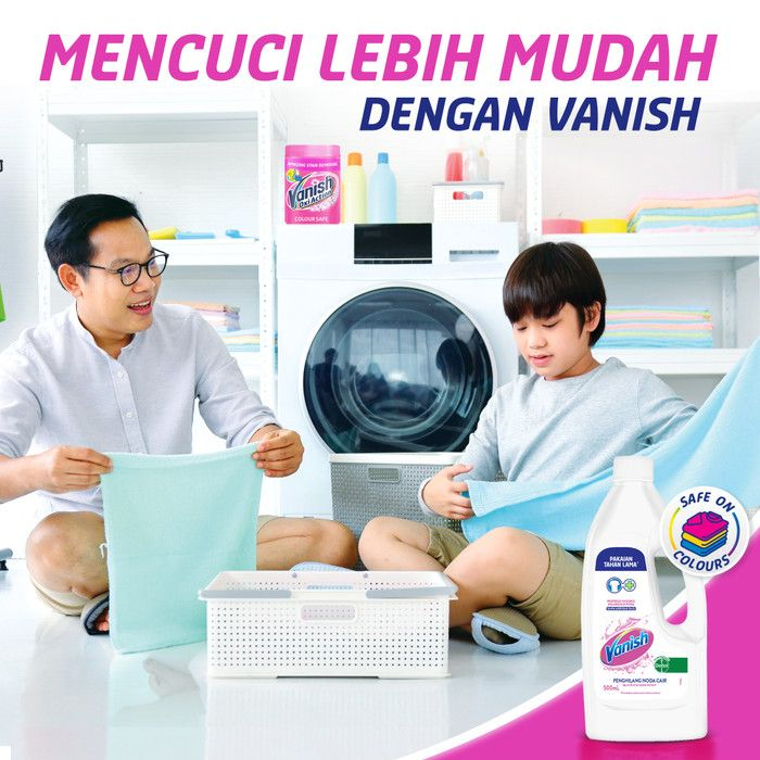 Vanish Botol Pembersih Pakaian White 500mL