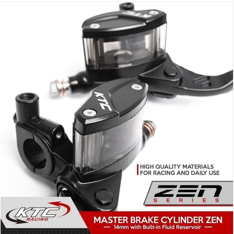 Master rem ktc racing zen series tabung oval 14mm universal