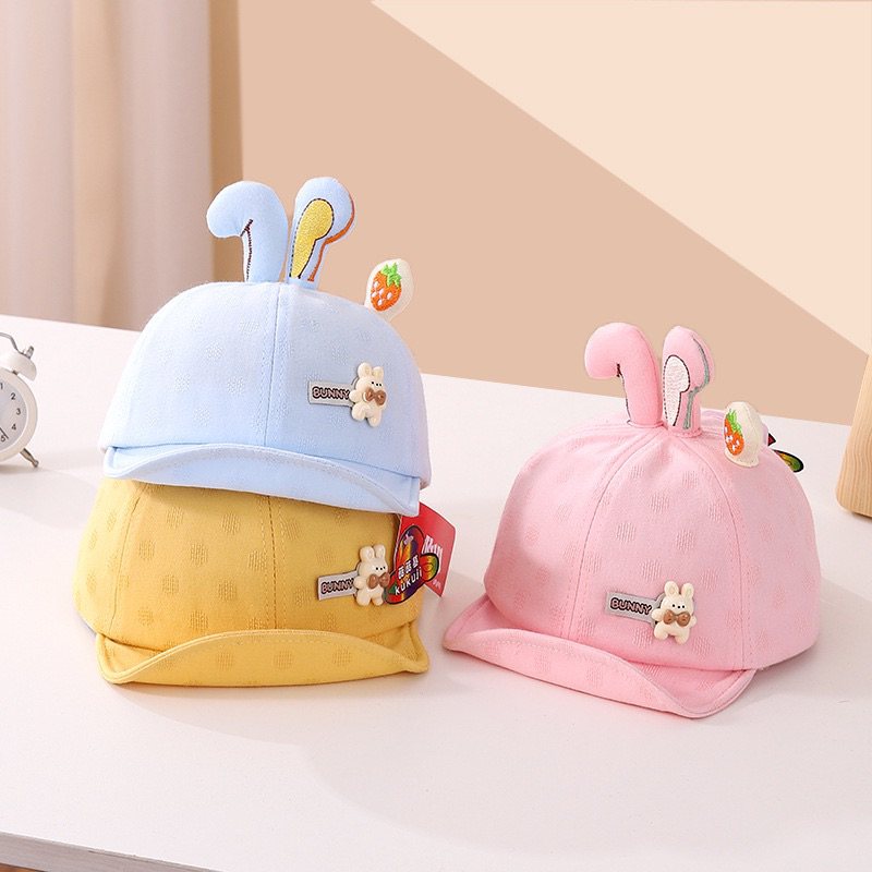 9-24 bulan Topi Baseball Anak Import Model PATTERN Bunny