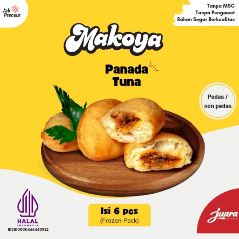 

PANADA TUNA Makoya Frozen & Matang | Halal