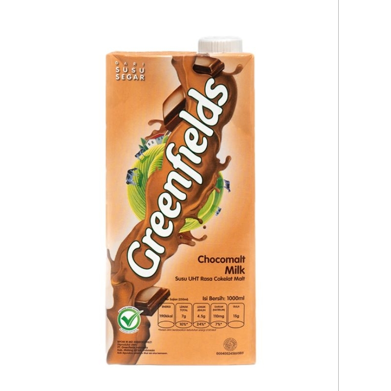 

Greenfields Susu UHT rasa cokelat 1000 ml