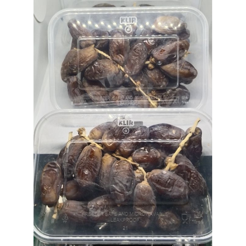 Kurma Tunisia Tangkai isi 500grm Kemasan toples harga promo