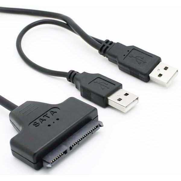 Kabel Konverter HDD / SSD 2.5 Inch SATA 7+15 Pin to USB 2.0