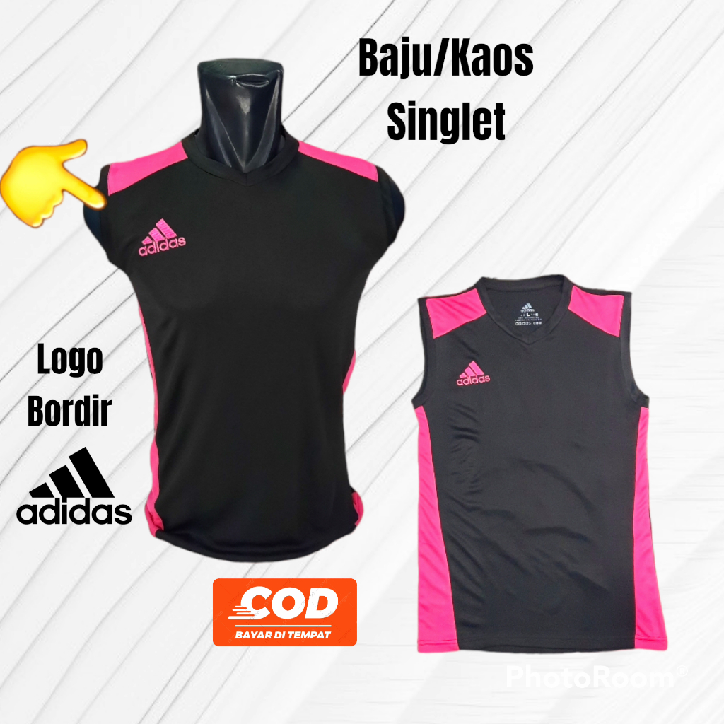 Baju singlet bola futsal kaos olahraga voli basket bulutangkis pria dan wanita