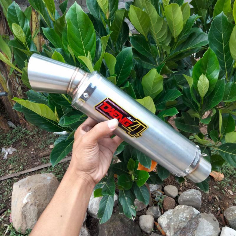 knalpot racing daeng4 titan silencer knalpot daeng4 titan