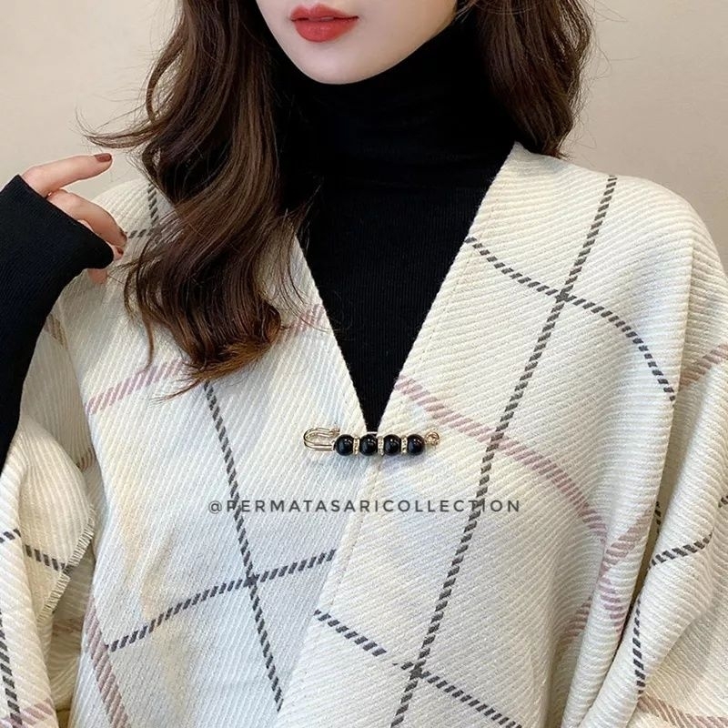 Peniti Besar Premium Jumbo Aksesoris Wanita Muslim Muslimah Tuspin Belakang Alat Tusuk Pengait Import Kepala Gesper Samping Kerudung Jilbab Hijab Khimar Baju Celana