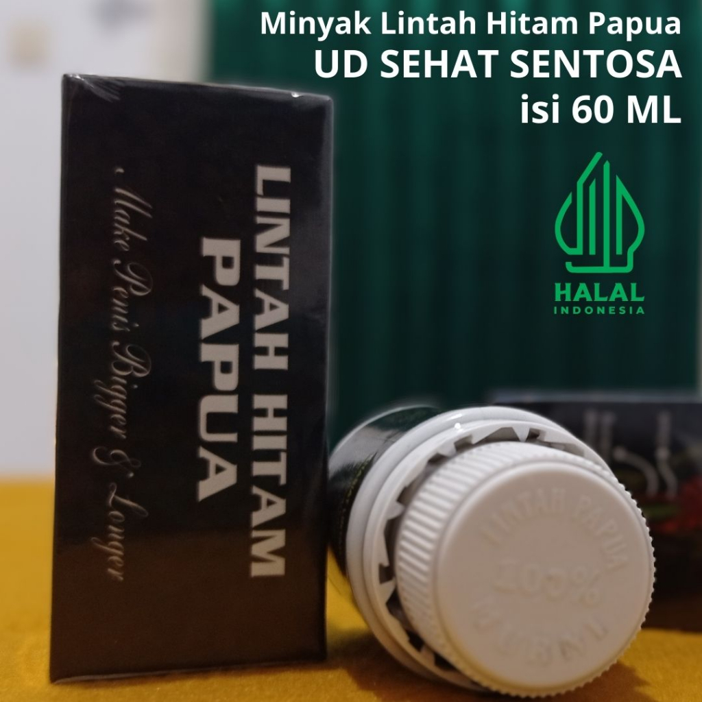 LINTAH HITAM PAPUA UD SEHAT SENTOSA - LINTAH HITAM PAPUA ORIGINAL - UD SEHAT SENTOSA - MINYAK LINTAH