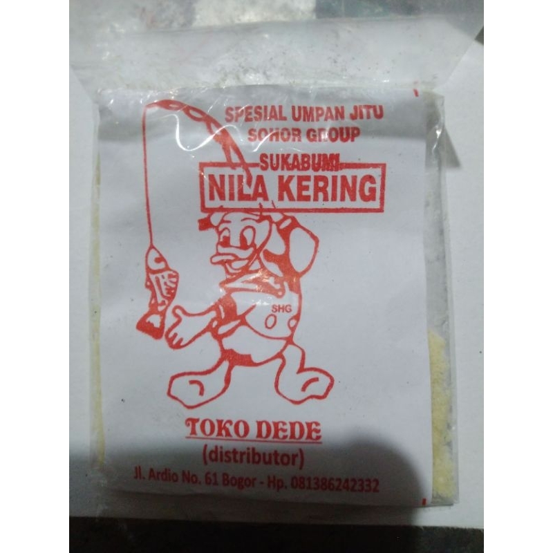 Umpan Sohor Nila kering