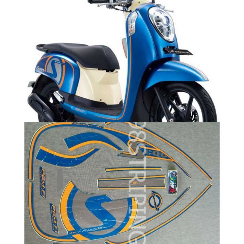 STRIPING STANDAR SCOOPY 2013