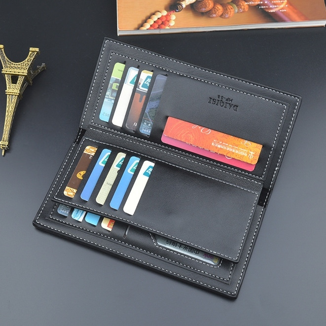 DOMPET PRIA LIPAT PANJANG IMPORT ORIGINAL PREMIUM KULIT HITAM NEVERO BRANDED WA672B5 RESLETING UANG KOIN COWOK KEREN FASHION KEKINIAN DEWASA BATAM SIMPLE DISTRO LAKI SLOT KARTU REMAJA