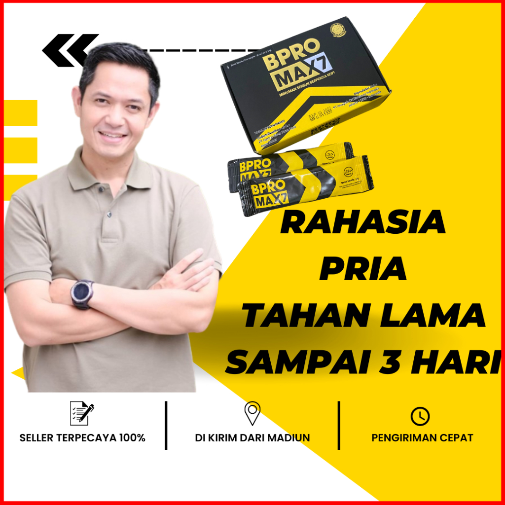BPROMax7 - Minuman Herbal jamu herbal jamu kuat pria tahan lama jamu kuat pria wanita kopi vitalitas