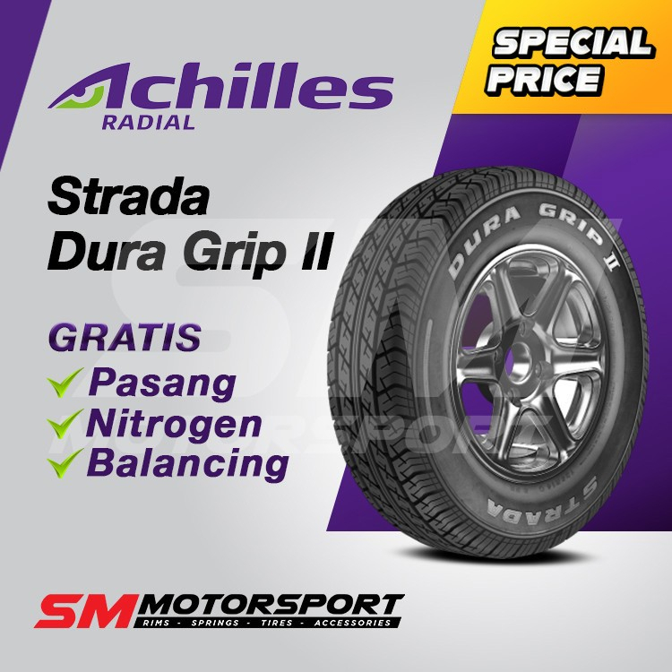 PROMO Ban Mobil Achilles Dura Grip II 185 R14C 14 8PR LT 102Q