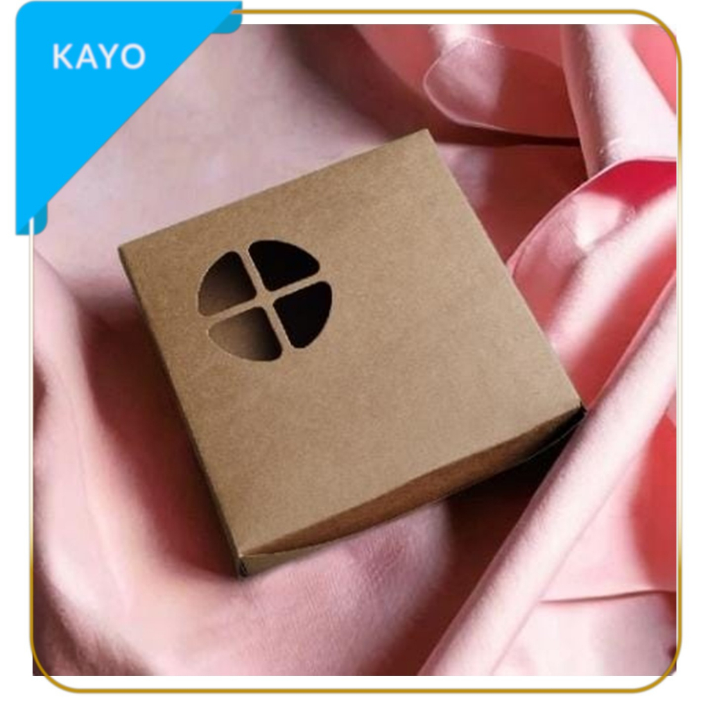 

box cookies kotak karton polos packaging kue roti sovenir hadiah