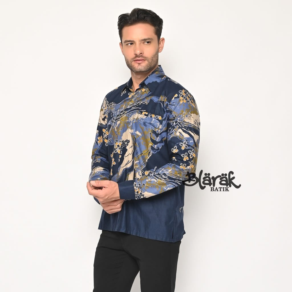 BAJU BATIK LENGAN PANJANG MEREK BLARAK