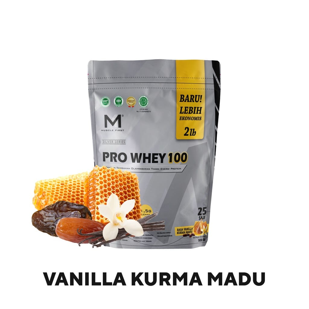 Muscle First Pro Whey 100 2lbs Whey Protein 900gr 25 Serving BPOM HALAL COKLAT ISOLATE PROWHEY MUSCLEFIRST M1 M 1