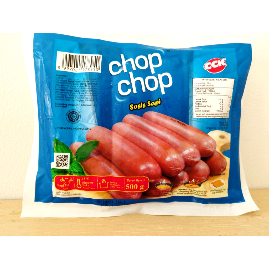 

Chop Chop sosis bakar original 500gr