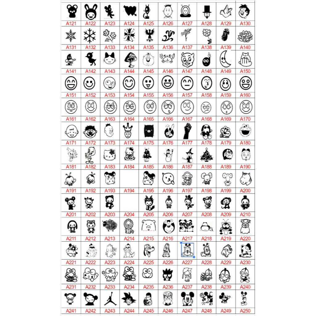 

Cute Stamp Custom Stamp Gantungan Tali / Stempel Nama Karakter