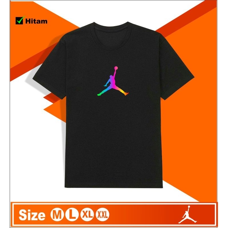 Baju katun basket Jordan Kaos combad dewasa pria wanita