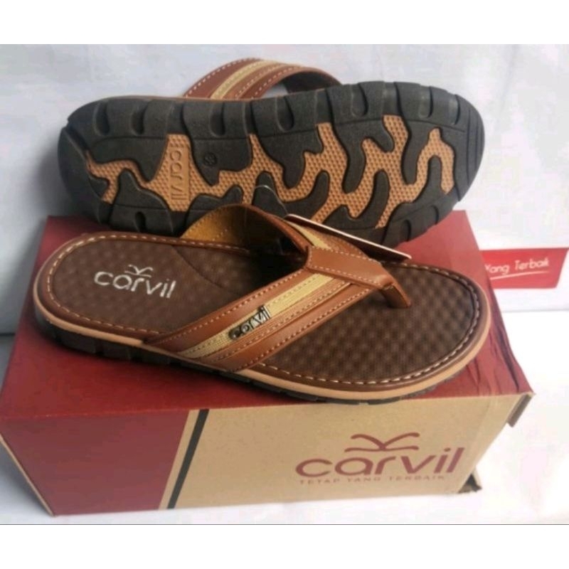 sandal carvil cowok original ukuran 38-43