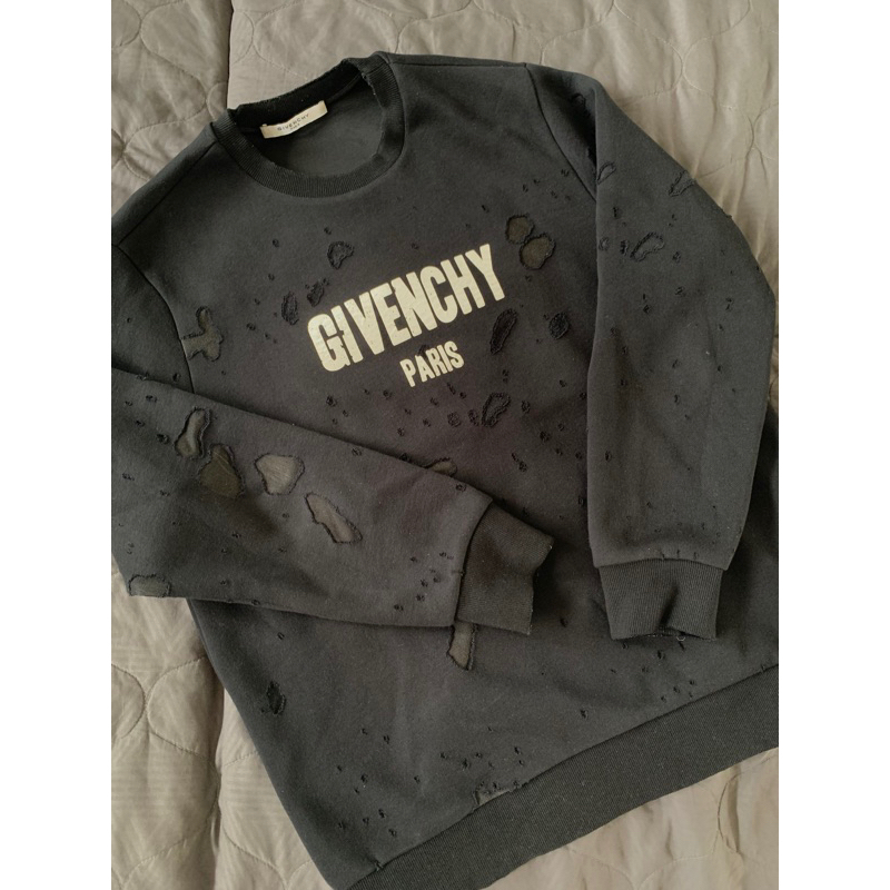 Givenchy destroyed sweatshirt rare