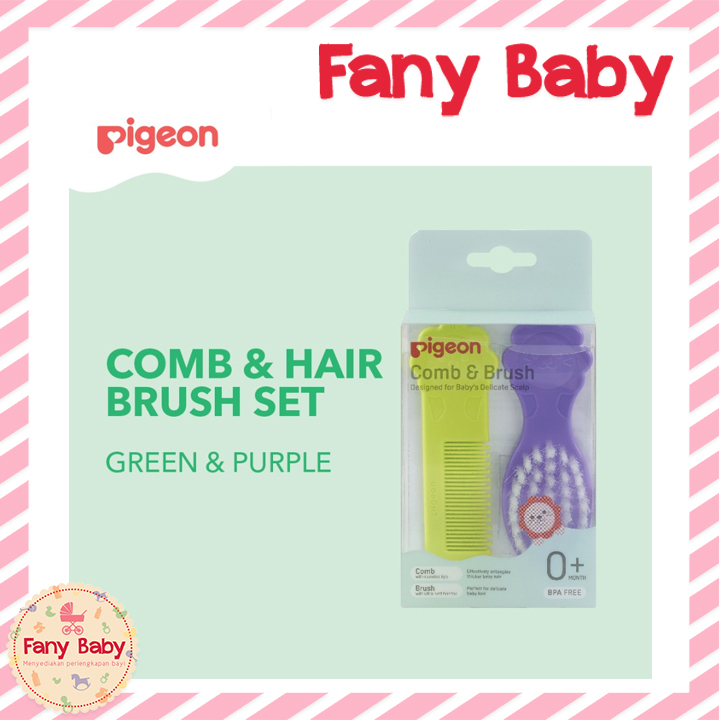 PIGEON COMB AND HAIR BRUSH SET