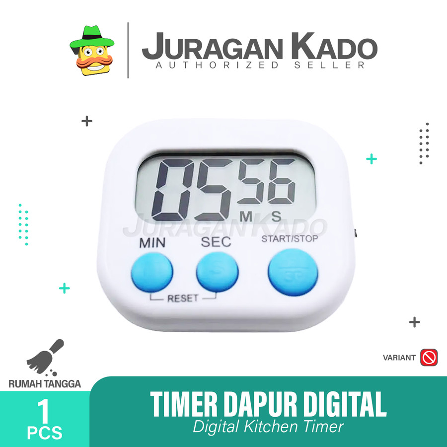 Digital Timer Kitchen Pengatur Waktu Masak Jam Digital Dapur Stopwatch Alarm Dapur