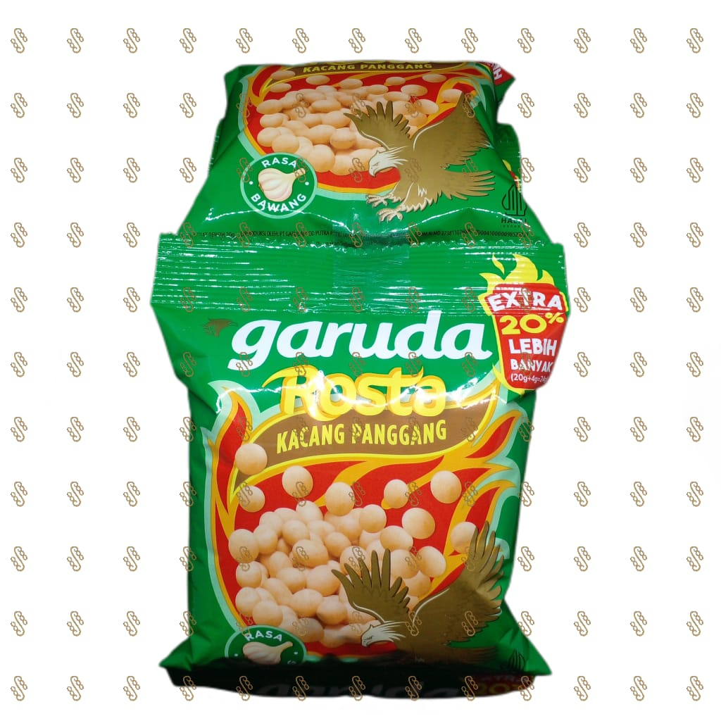 

Garuda Kacang Rosta 25gr Ec 2.500 - Renceng Isi 10 Pcs