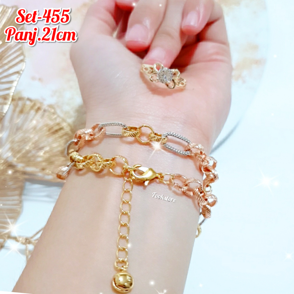 SET PERHIASAN DEWASA 2 IN 1 GRATIS CINCIN/SET/455