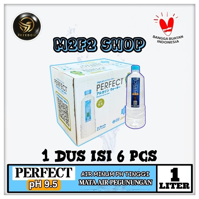 

Air Mineral Water Perfect Alkaline pH9.5 Botol Pet - 1000 ml (Kemasan Karton)