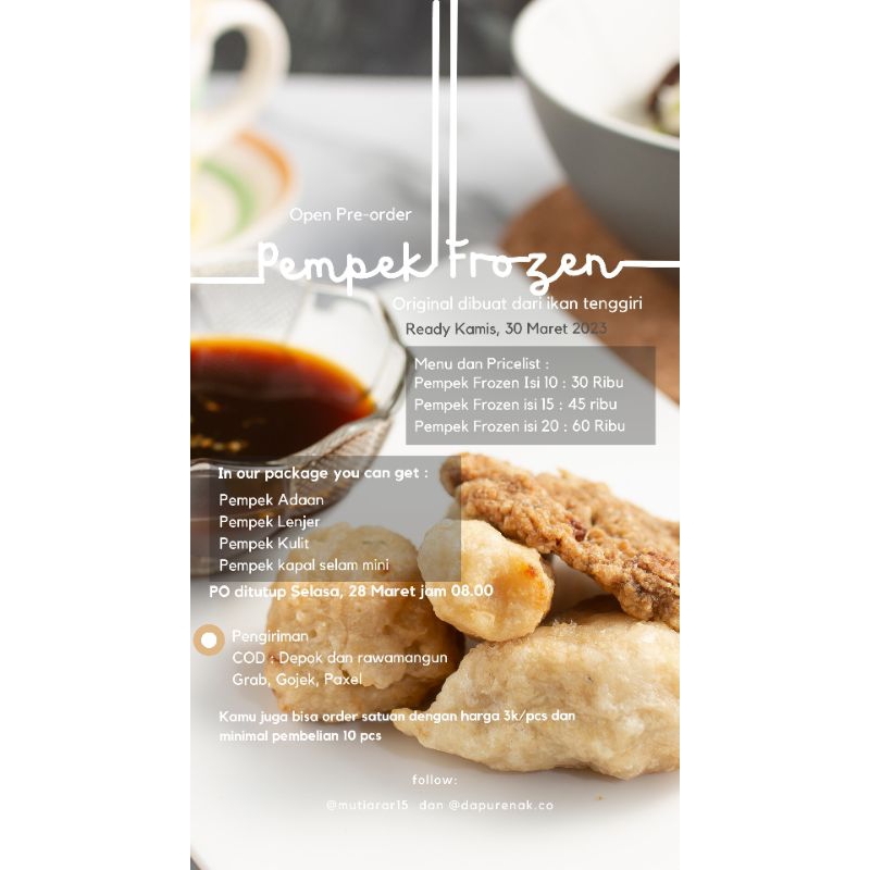 

Hampers Pempek Frozen isi 60