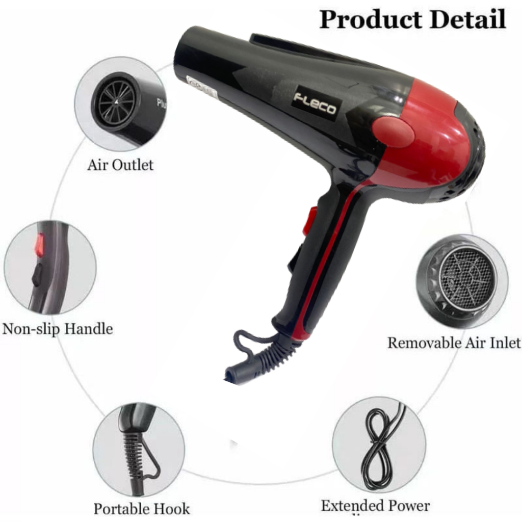 Hair Dryer Alat Pengering Rambut Professional Multifungsi Power 450W Type 281A