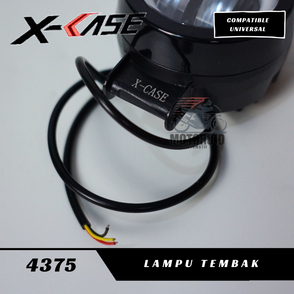 LAMPU TEMBAK DAYMAKER MINI 2 MATA LED OWL DAYMAKER MODEL BULAT WATERPROOF UNIVERSAL