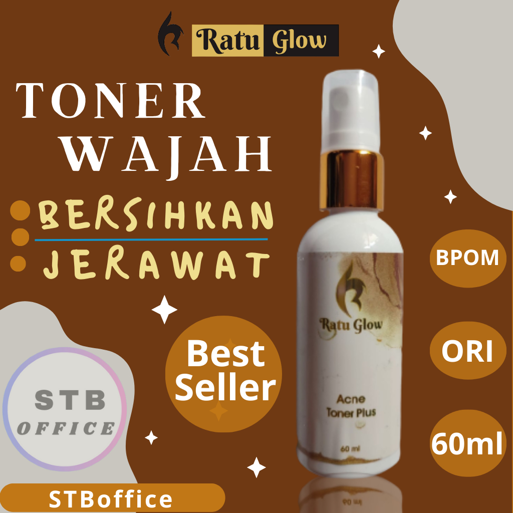 Ratu Glow Toner Acne Pembersih Jerawat Kulit Sensitif Original