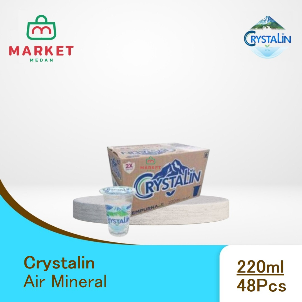 

Air Mineral Crystalin 220 ML 1 Dus Isi 48 Pcs