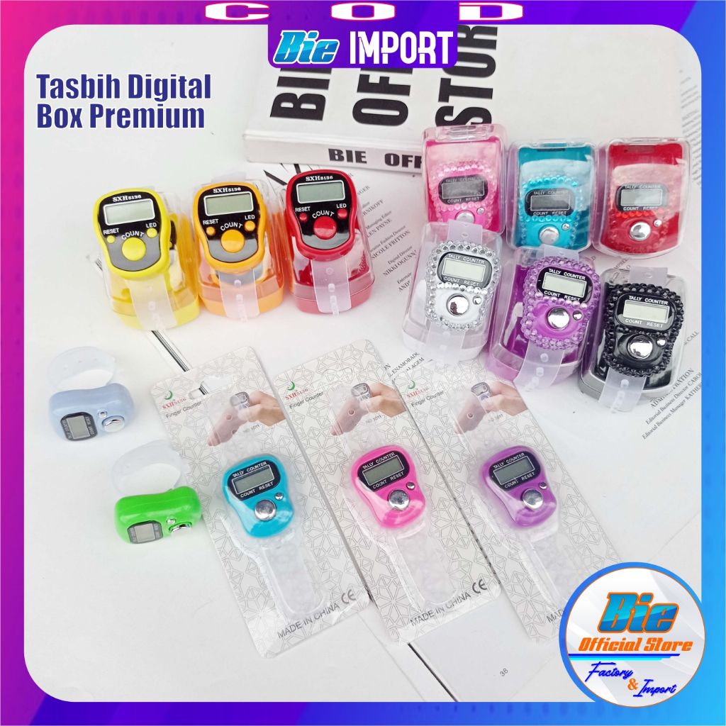 Tasbih Digital Mini LCD Impor Best Seller