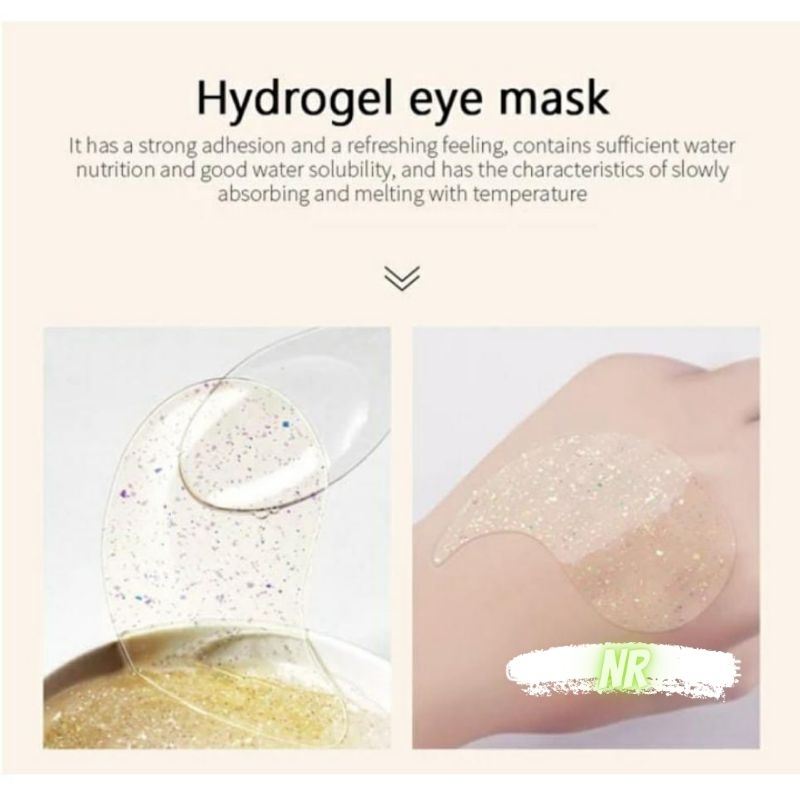 (HANFEN) MASKER MATA PANDA COLLAGEN ISI 60 LEMBAR/EYE MASK PENGHILANG MATA PANDA ISI 30 PASANG/EYE MASK GOLD CRYSTAL COLLAGEN