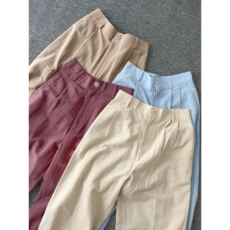 Aiden Linen Pants LAVVELA