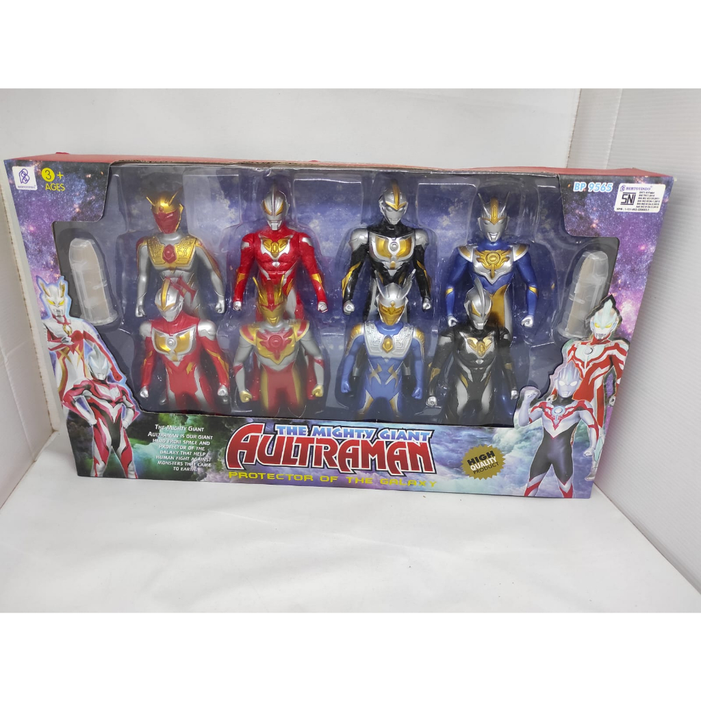 Mainan Robot Ultraman Isi 8Pcs BP9565