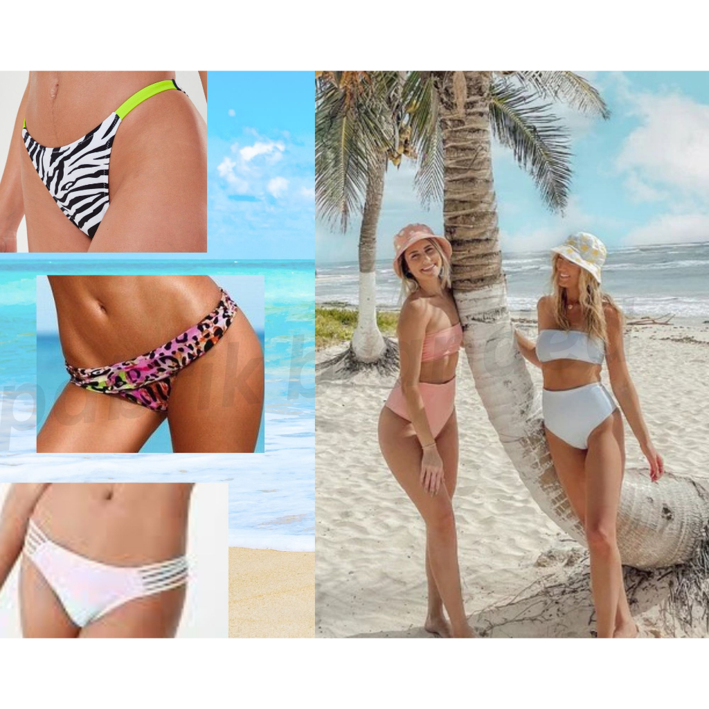 pabrik branded swimwear bikini top bottom baju celana rok renang wanita girl perempuan atasan sexy s