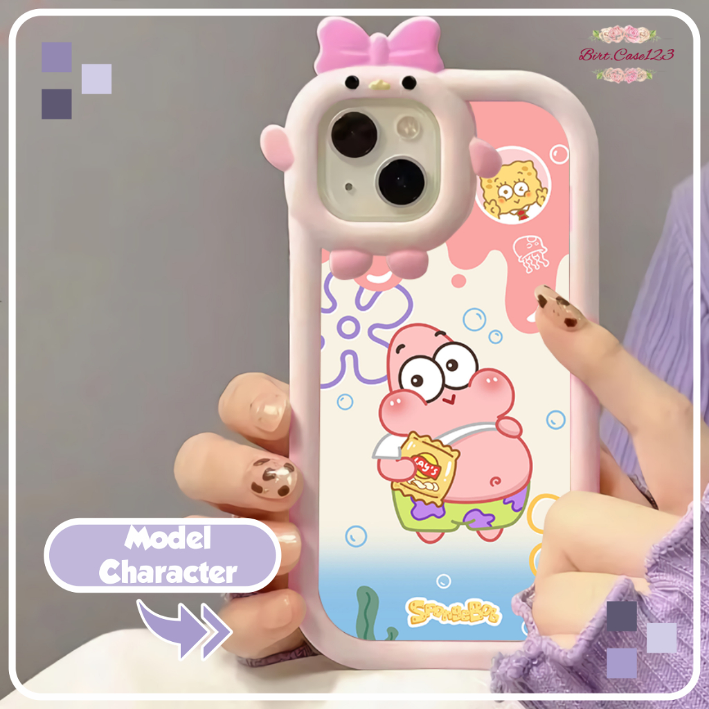 CUSTOM SOFTCASE PITACU FRAME KARAKTER CUSTOM SPONGEBOB FOR XIAOMI REDMI 9 M2 9A 9I 9C 10A 9T M3 10 10C NOTE 9 10 10S 11 11S POCO X3 PRO BC7455