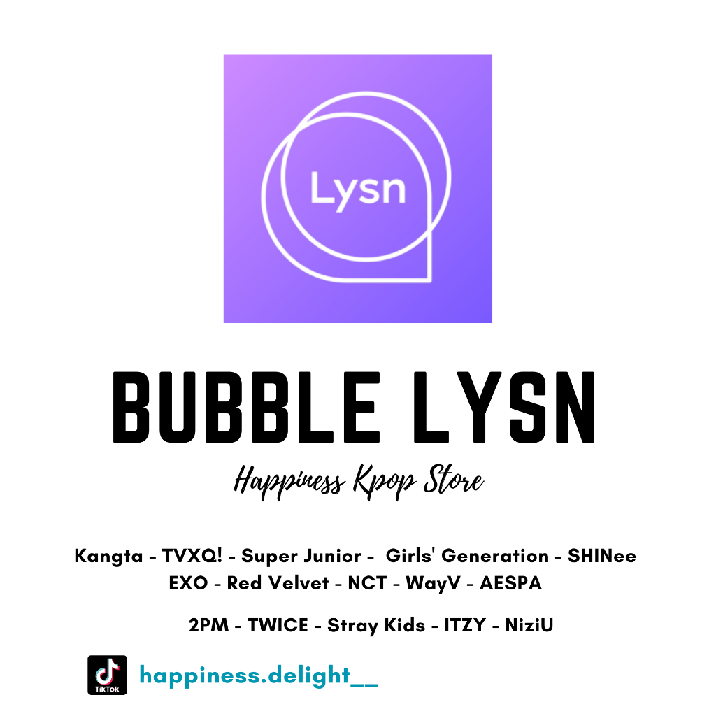 Bubble LYSN SM &amp; JYP Entertaiment