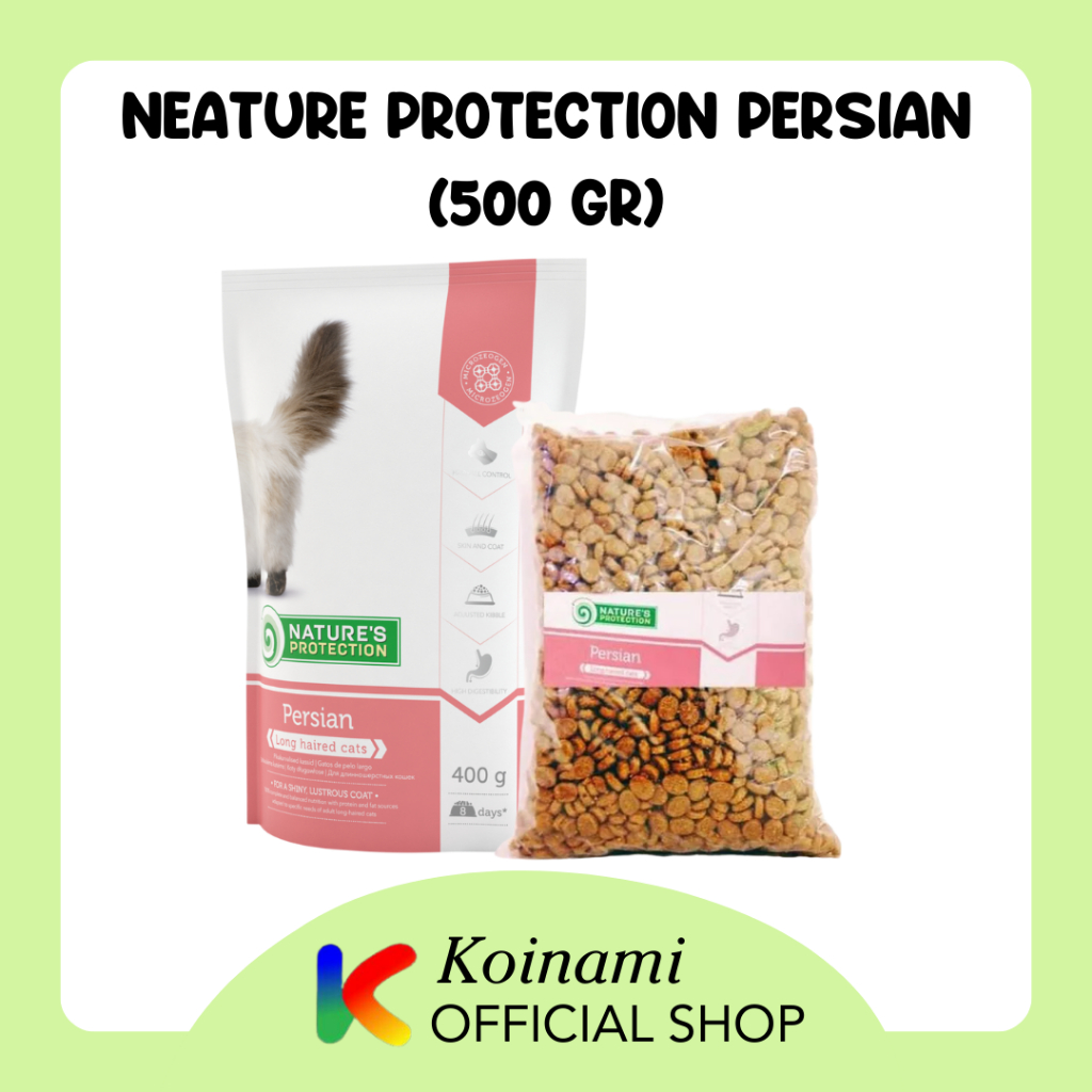 NATURE'S PROTECTION persian 500 gram CAT FOOD / MAKANAN KUCING