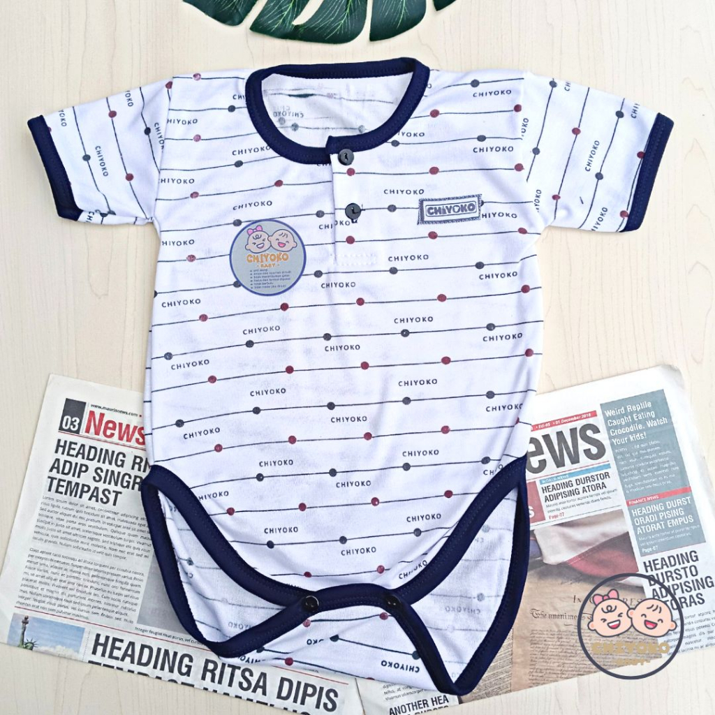 3 Pcs Jumper Bayi Jumpsuit Segitiga SERIAN NAVY Chiyoko Baby