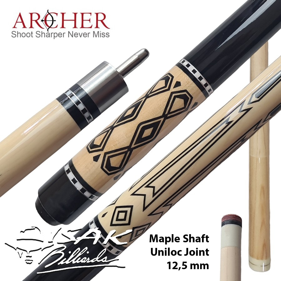 Archer UA-03 - Maple Pool Billiard Cue