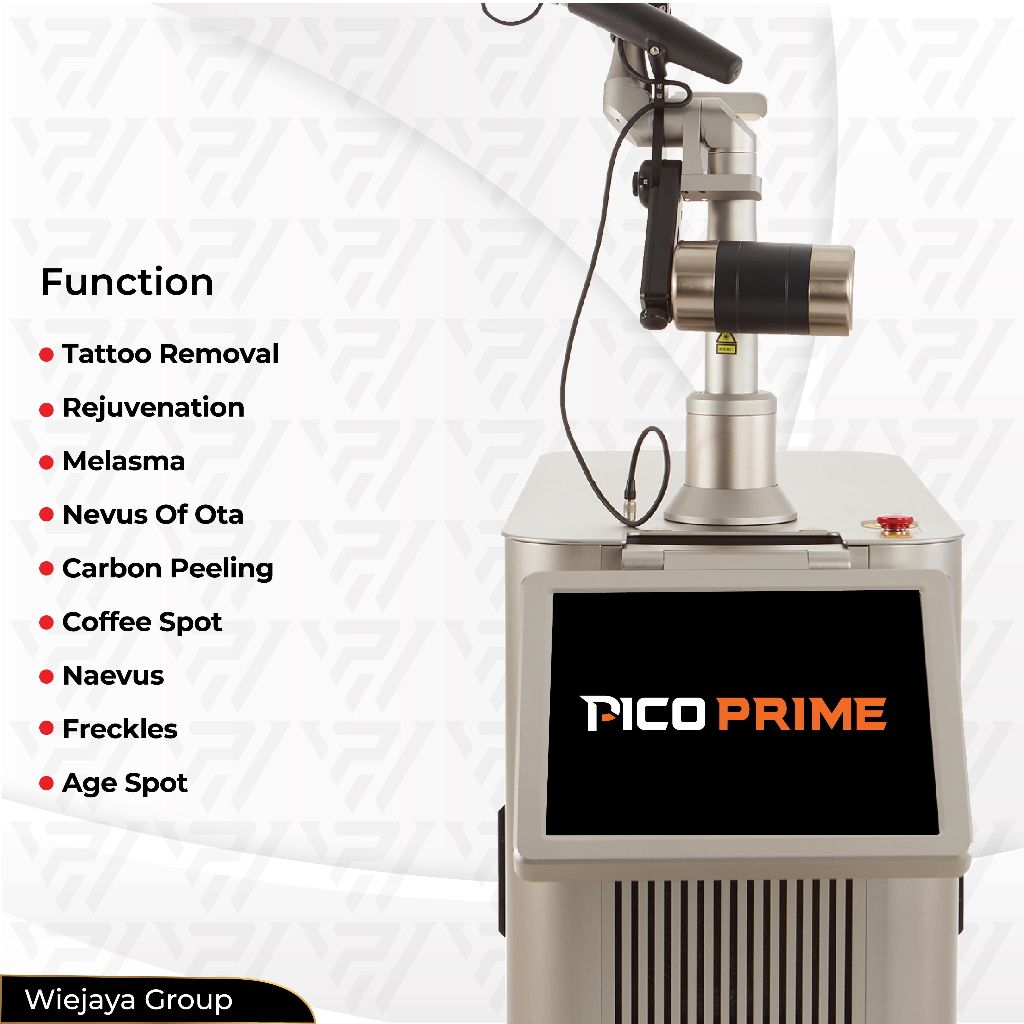 Laser Pico Prime Penghilang Flek Hitam Jerawat Tattoo Alat Kecantikan Wajah Facial Penuaan